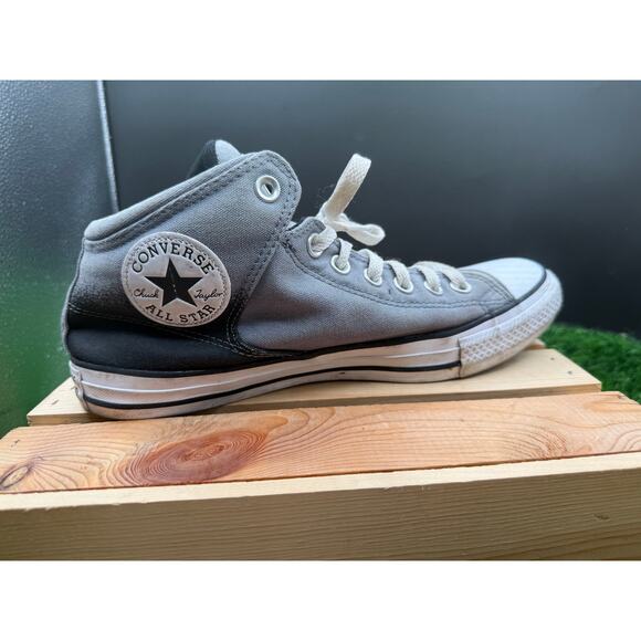 Converse- Chuck Taylor- Gray-High Tops- Size 8M/10W - Picture 5 of 10